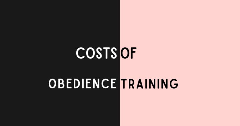 How much is dog obedience training?